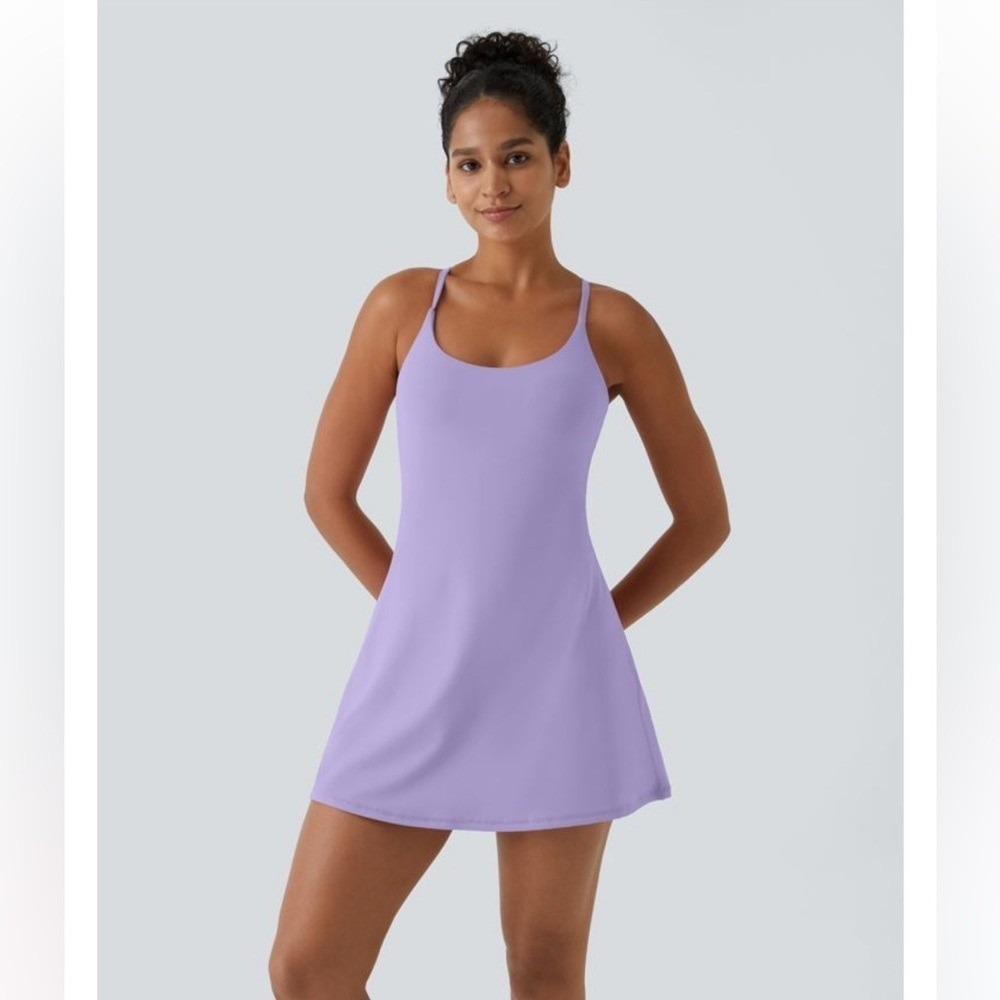 Z by Zella Lavender Outscore Active‎ Dress with Build in Shorts size XS